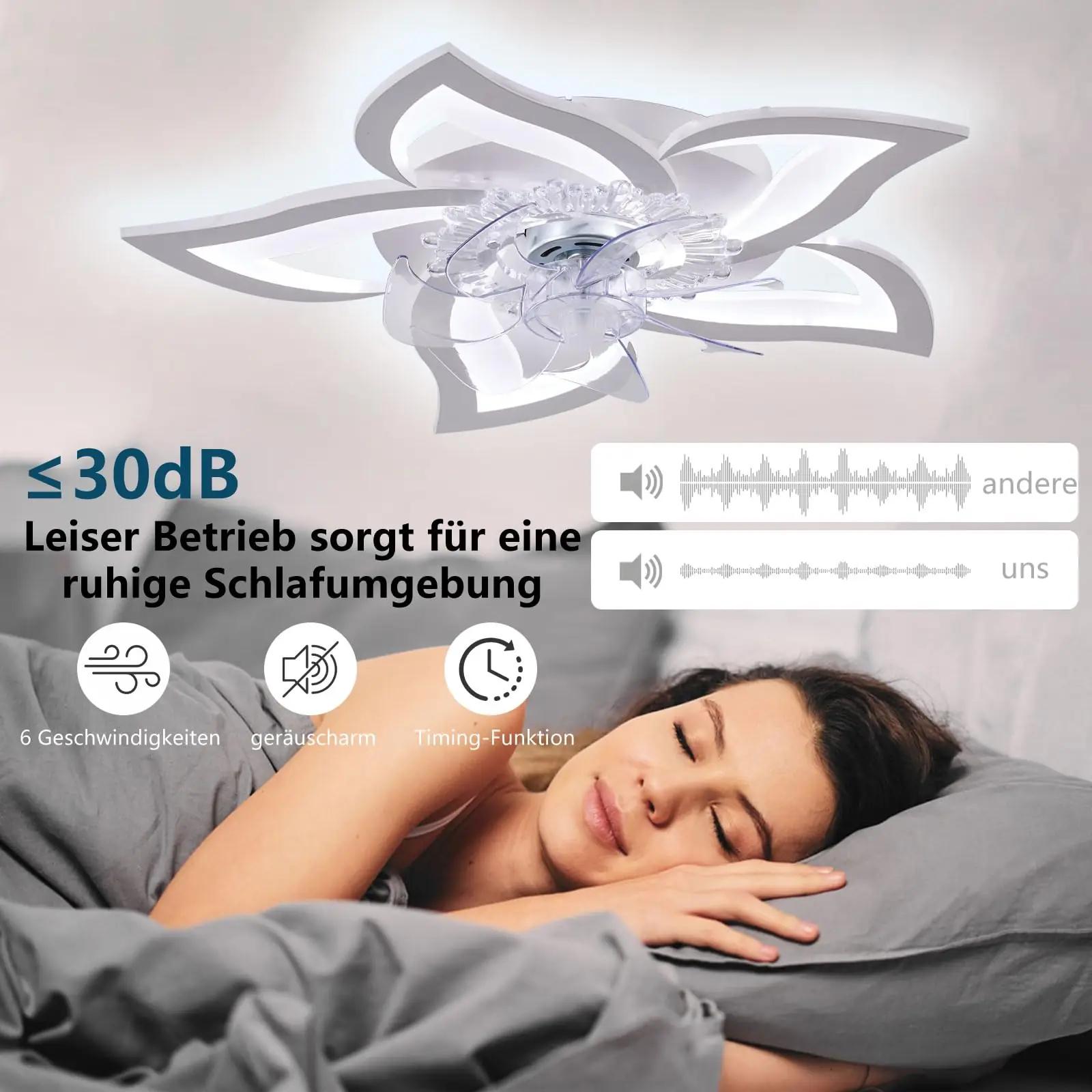 MiiR modernne lakkeventilaator-valgusti 69cm – vaikne – pilt 6