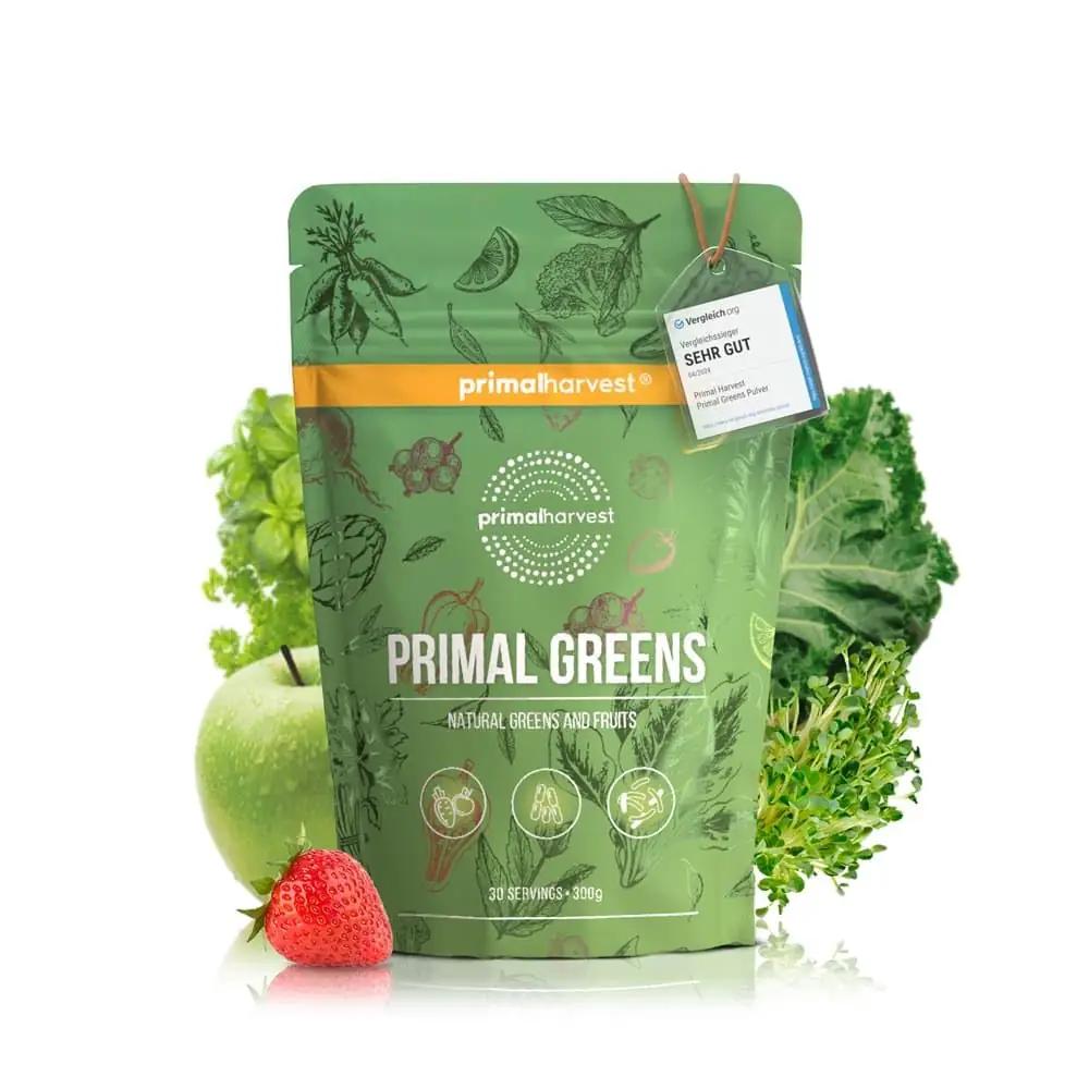 Primal Harvest Super Greens pulber — looduslik energialaeng – pilt 6