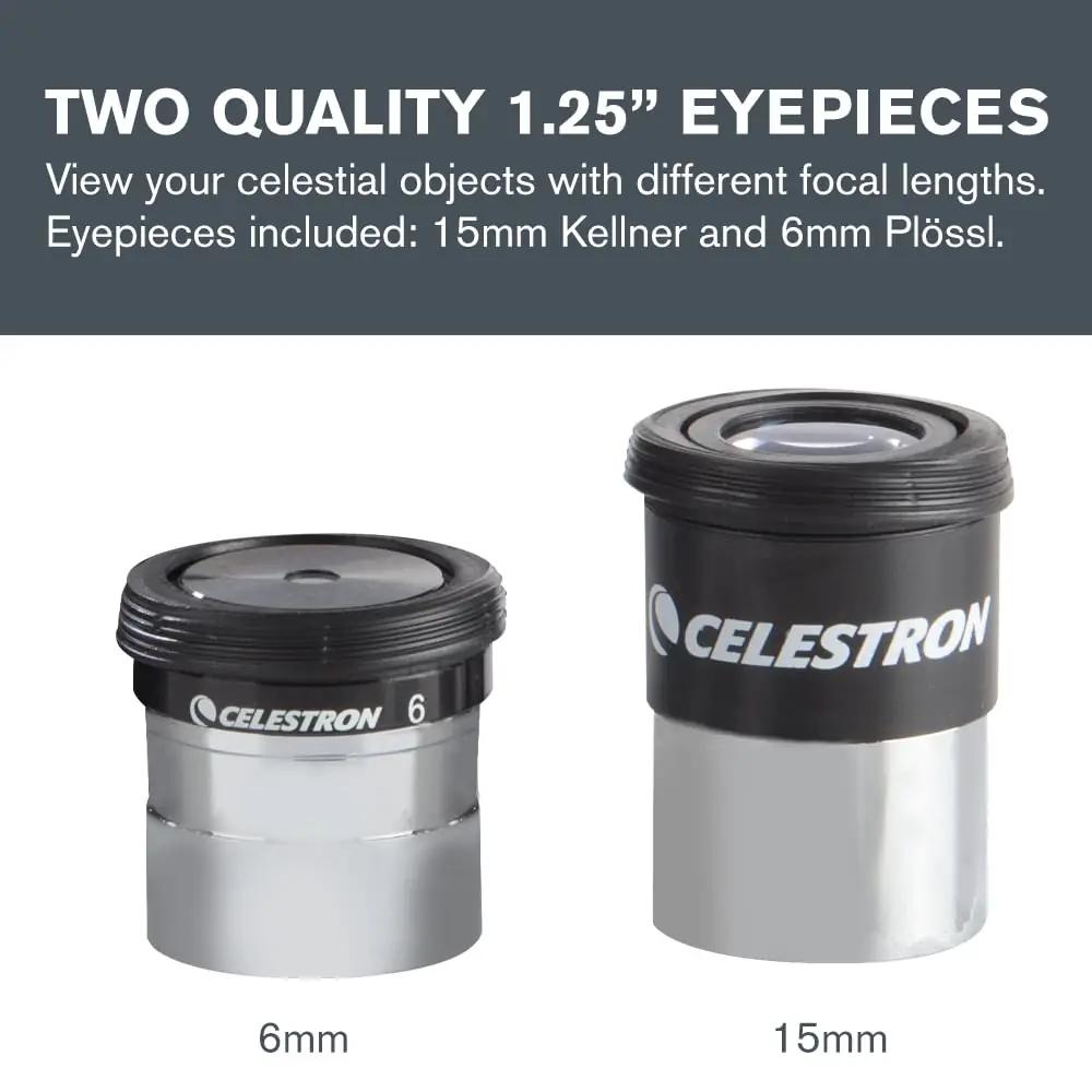 Celestron teleskoobitarvik: vastupidav okulaari- ja filtri – detailne vaade