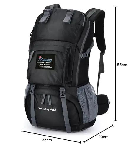 Mountaintop vastupidav 40L matkakott — veekindel ja mugav – pilt 9
