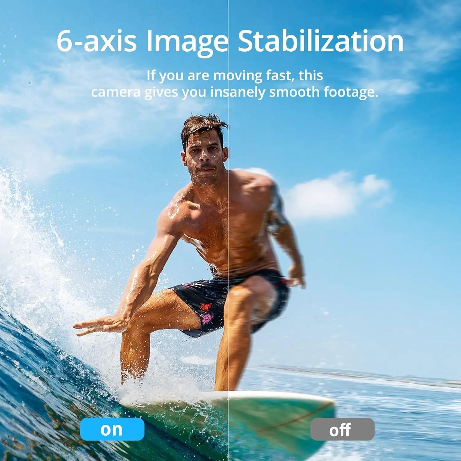 AKASO veekindel action-kaamera 4K videoks ja sukeldumiseks – pilt 6