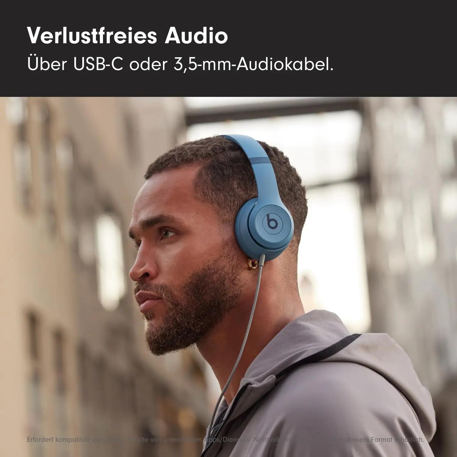 Beats Solo 4 tugev aku ja mugav disain – sobib reisimiseks – lisavaade