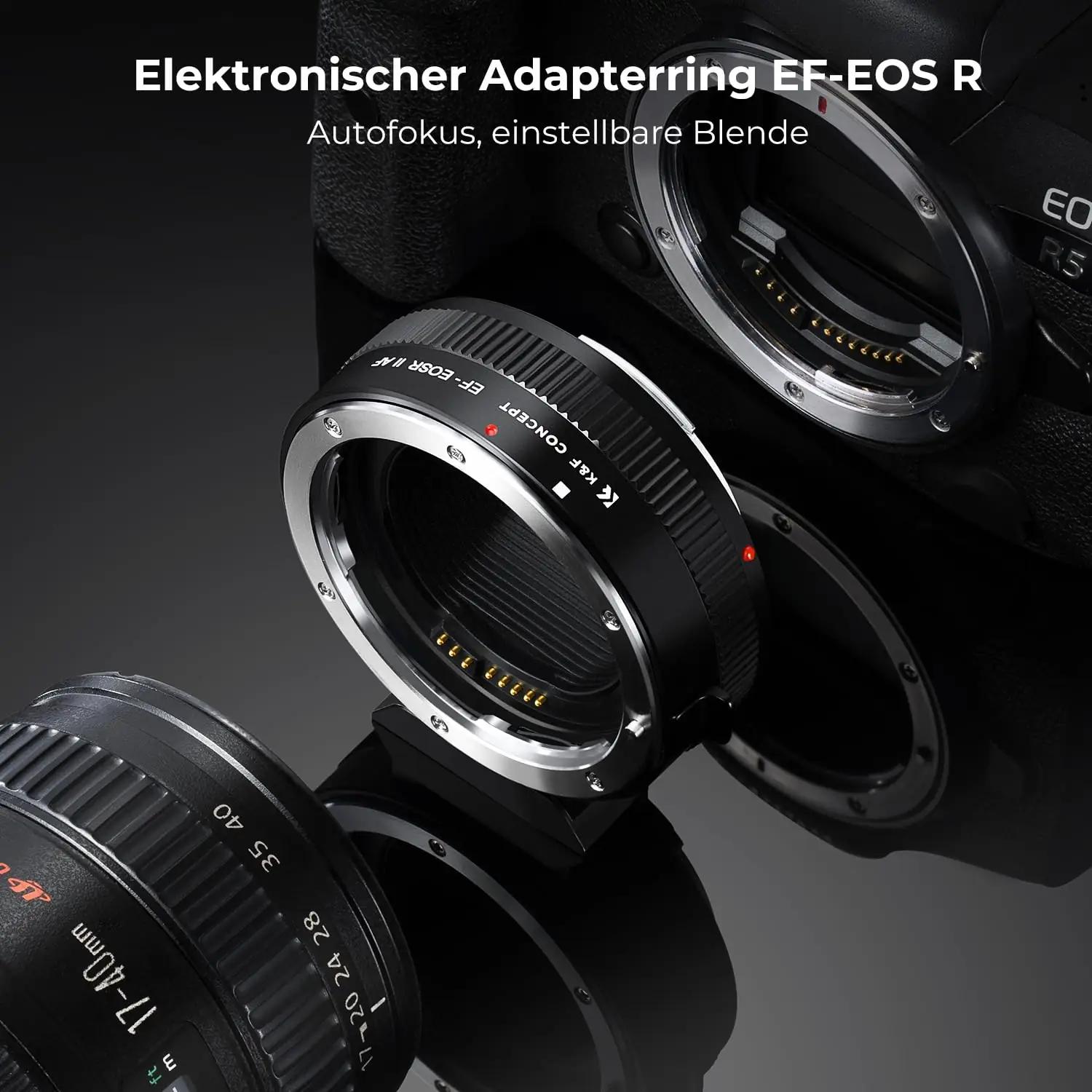 K&F CONCEPT KF06.520 objektiivitarvikud – detailne lähivaade