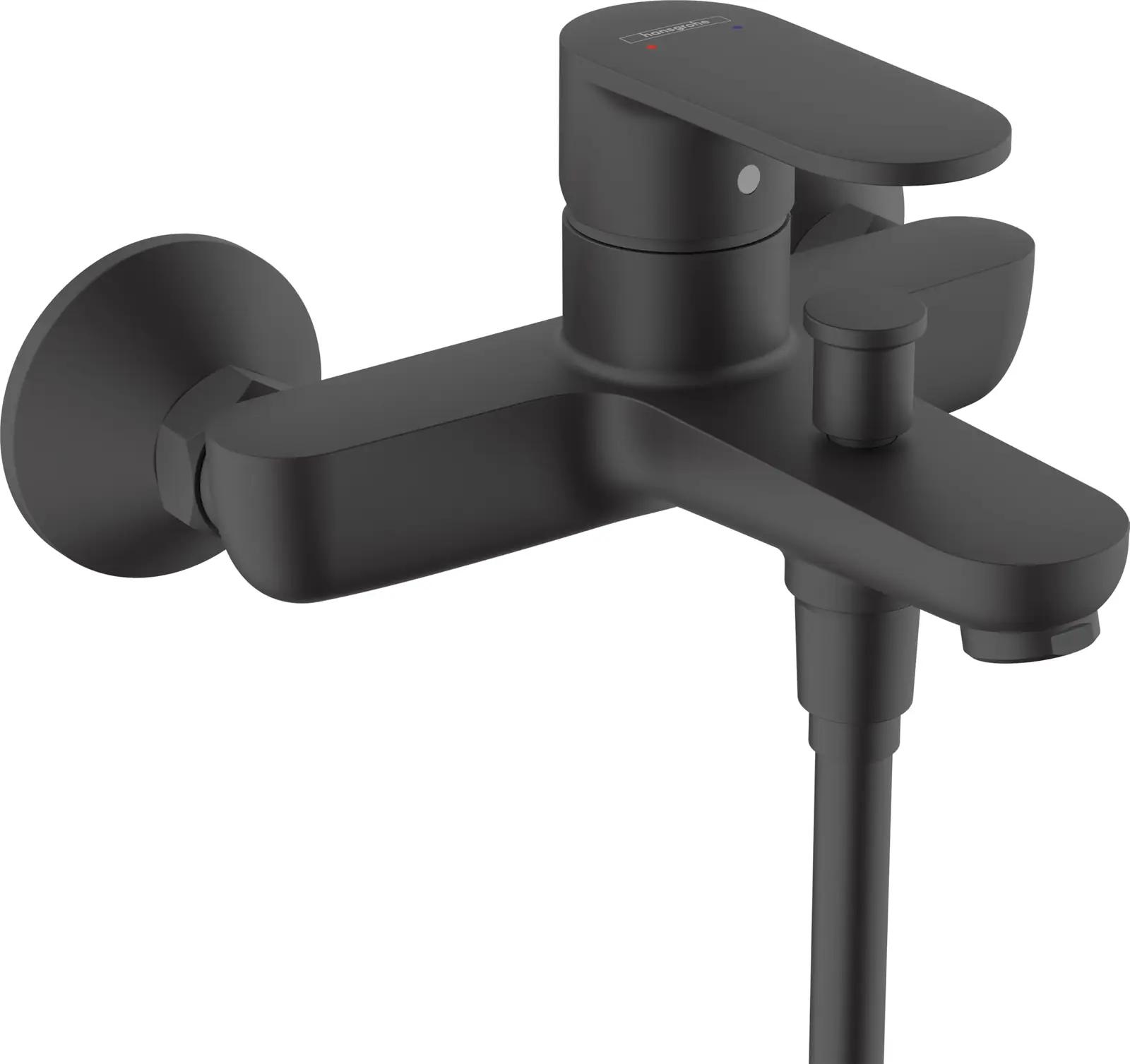 hansgrohe mattschwarz vannisegisti — tugev metall, puhas disain