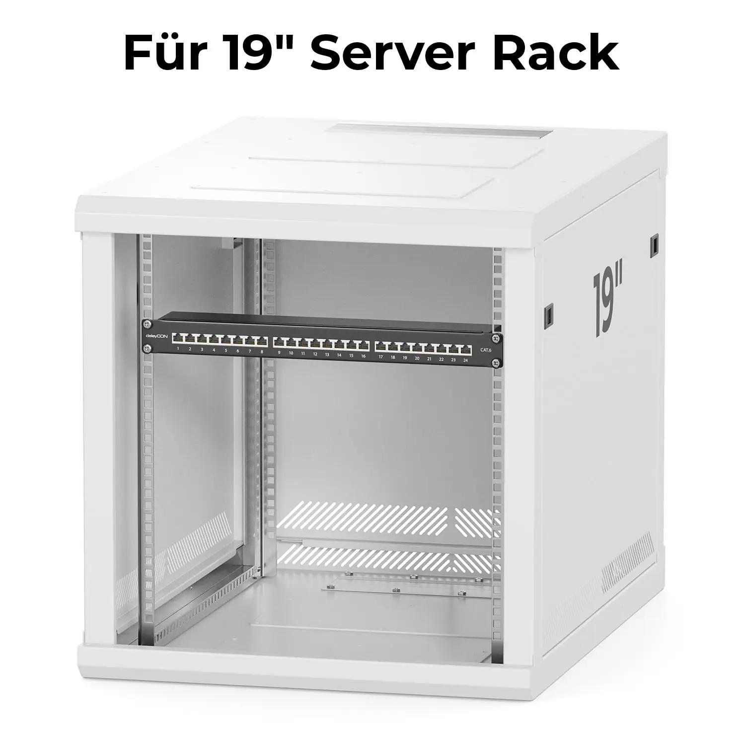 deleyCON metallist 24-port Cat6 patchpanel – organiseeritud võrk – pilt 7