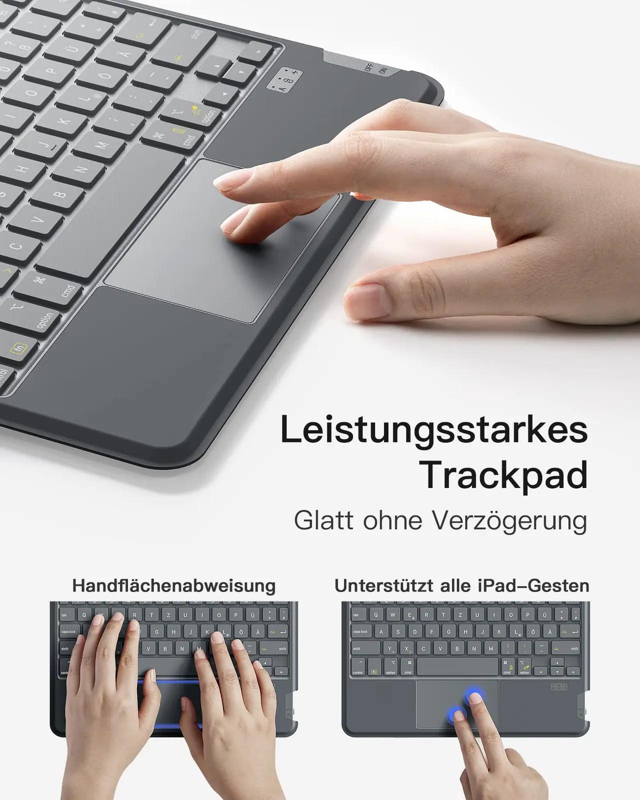 Inateck süsinikune klaviatuurikate iPadile — kerge ja kaitsev – lisavaade