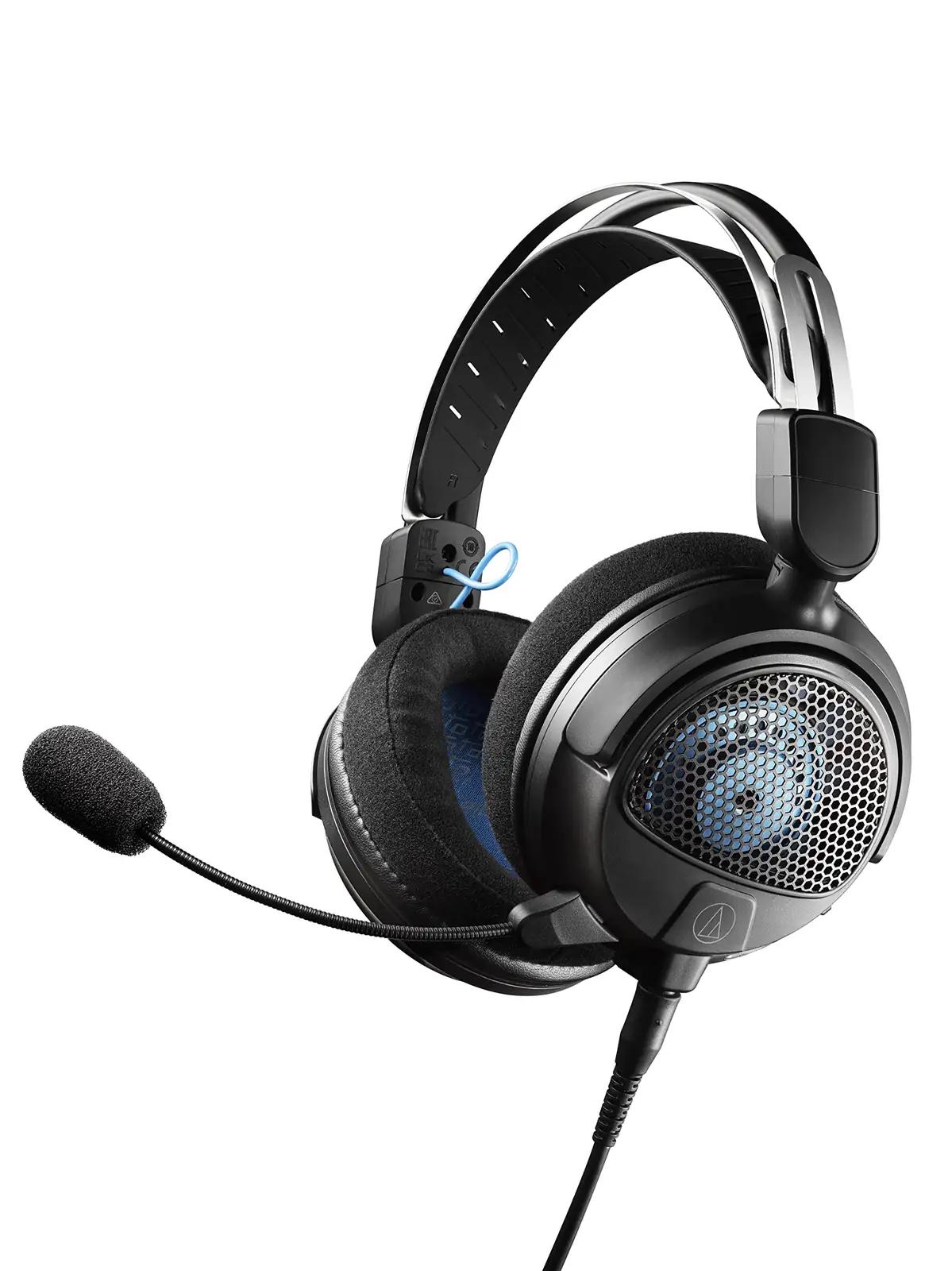 Audio-Technica mugav avatud tüüpi mängukõrvaklapp must