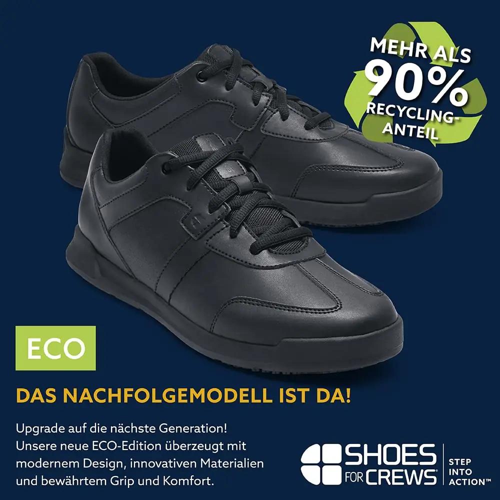 Shoes for Crews nahast töösneaker – libisemiskindel ja kergem – detailne vaade