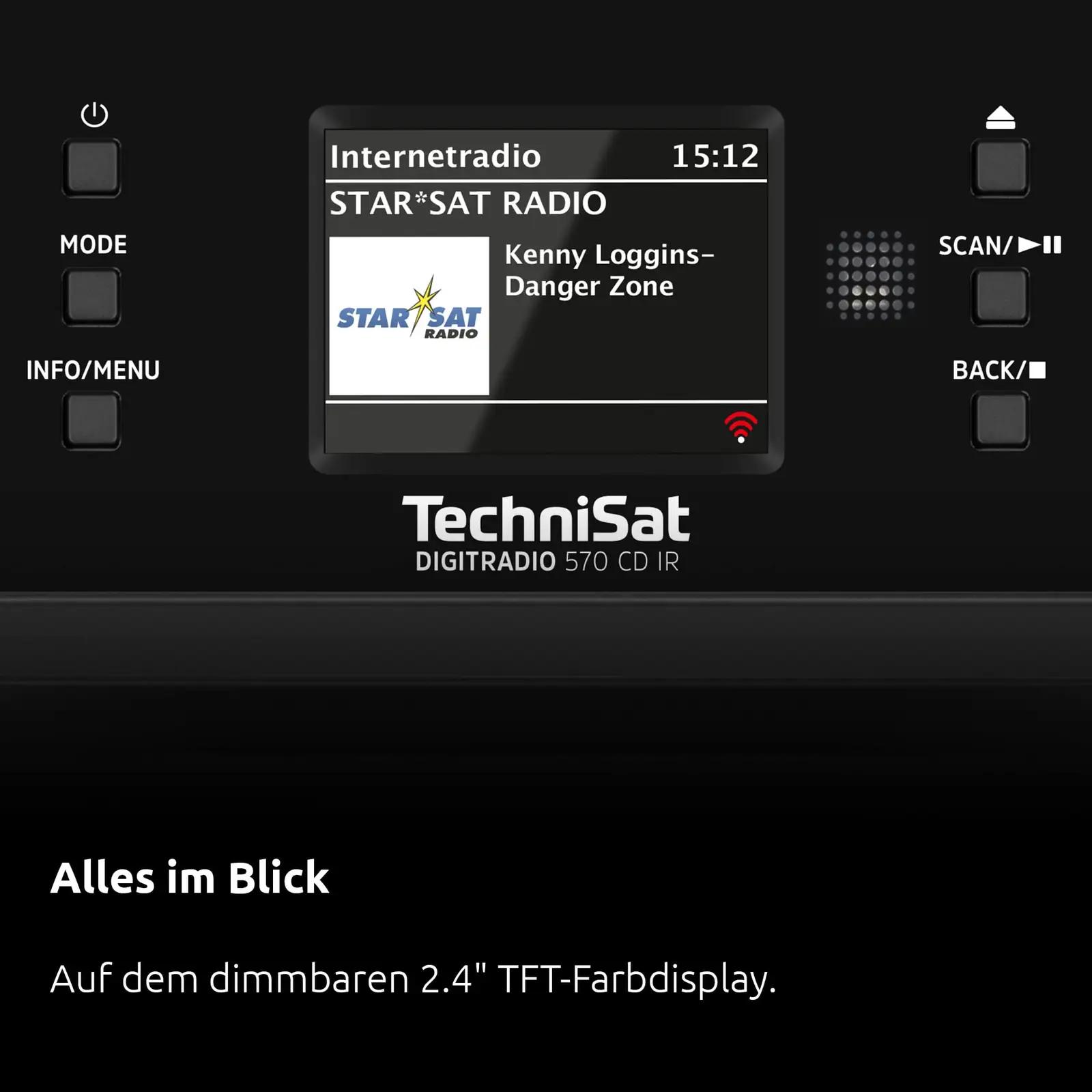 TechniSat stereoradio CD-mängijaga – mitmeallikas helielamus – pilt 8
