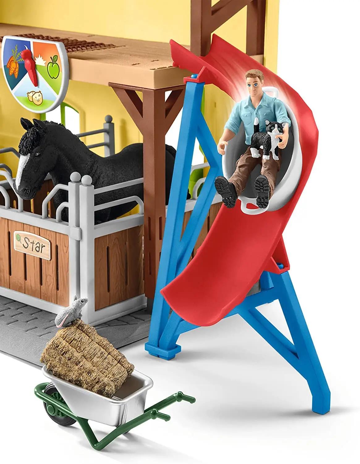 SCHLEICH mängukomplekt – realistlik hobusetall lastele – pilt 7