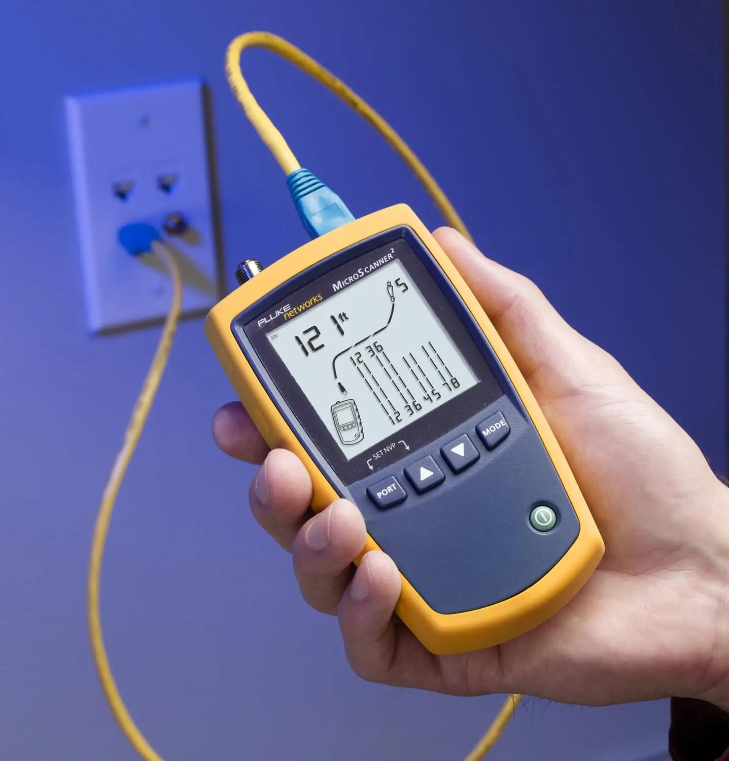 Fluke Networks vastupidav kaabli­tester MS2-100 – täpne mõõtmine – lisavaade