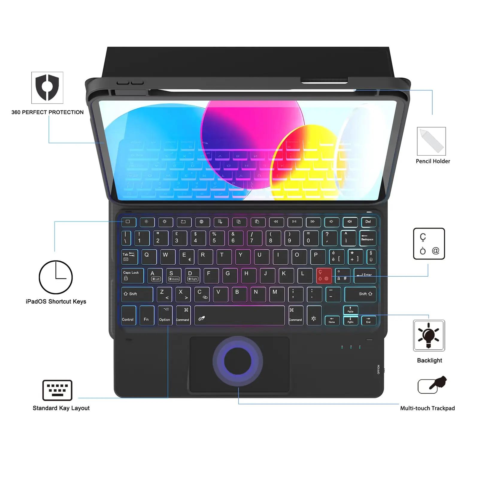 VANKEYPAD kaitseümbris-klaviatuur iPad 10,9″ – pilt 6