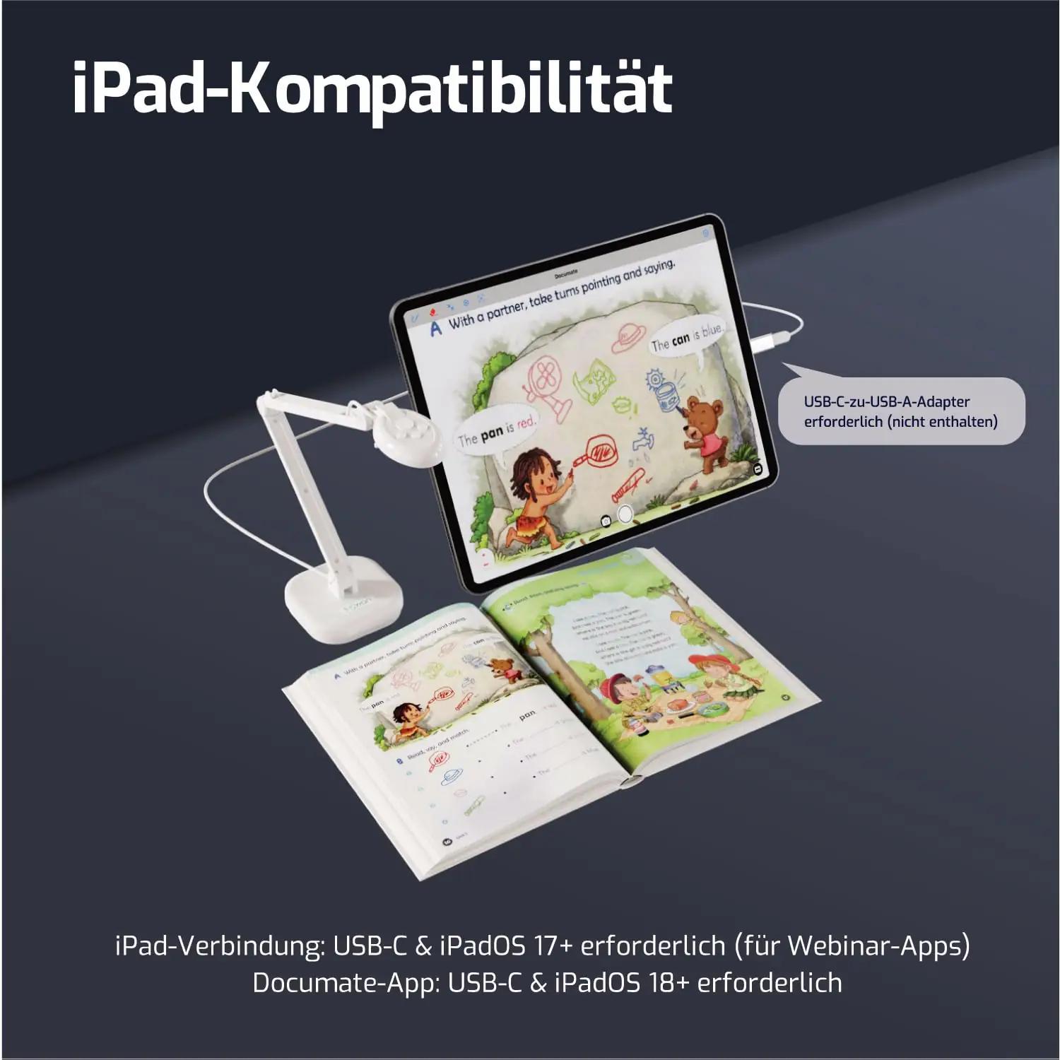 INSWAN kvaliteetne dokumendikaamera INS-2 — A3, 4K, autofookus – pilt 9
