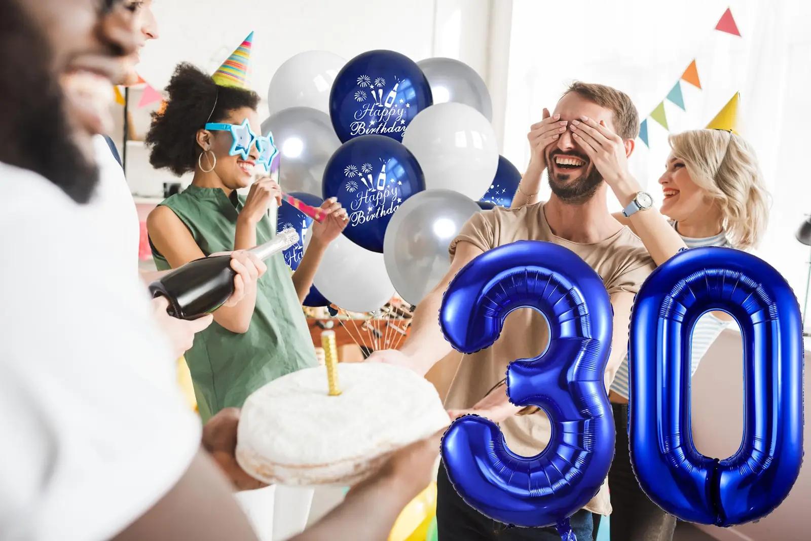 VUCDXOP tumelõhnav foliooni ballongikomplekt 15 sünnipäevaks – pilt 6