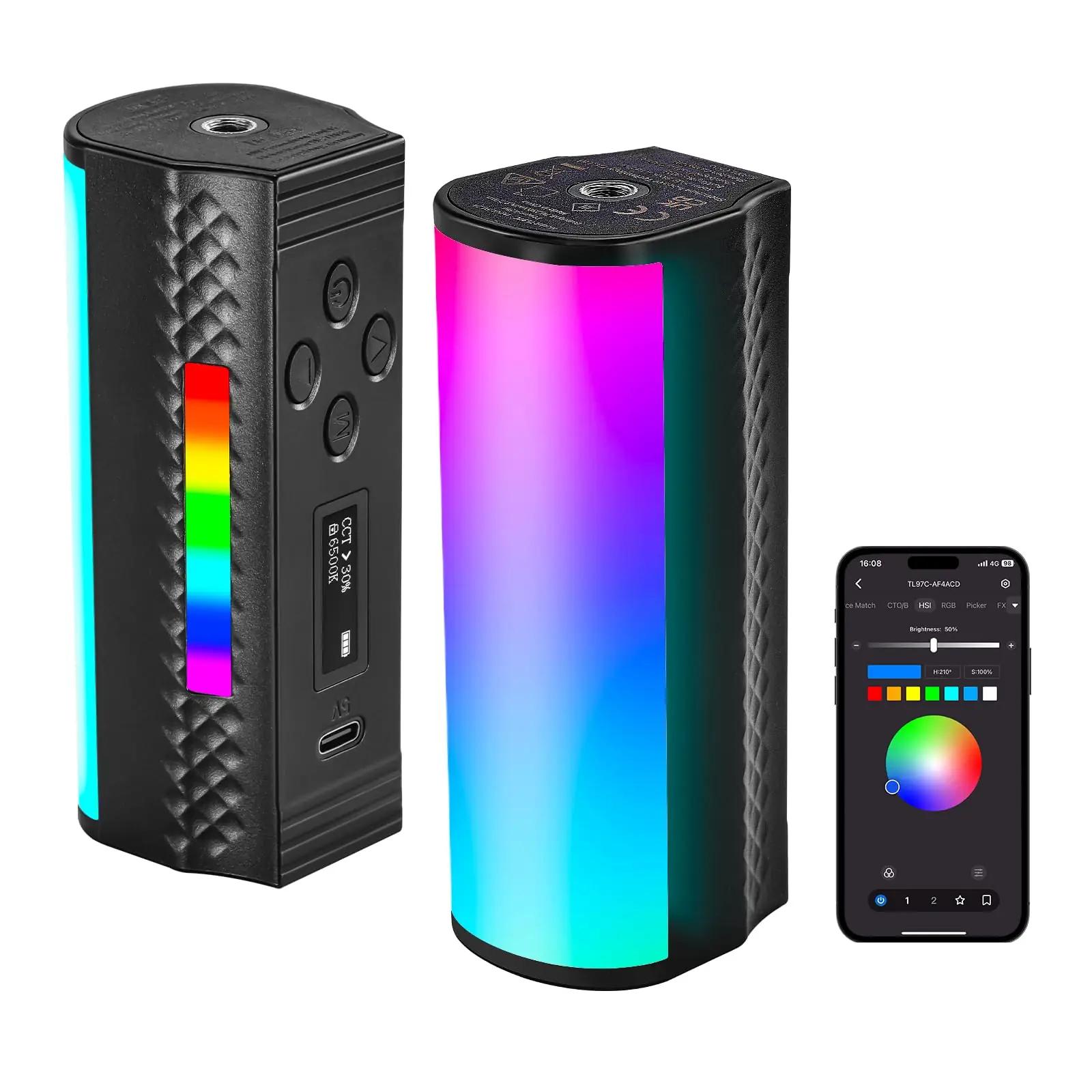 NEEWER LED-ripatsvalgus TL97C — kompaktne RGB ja reguleeritav