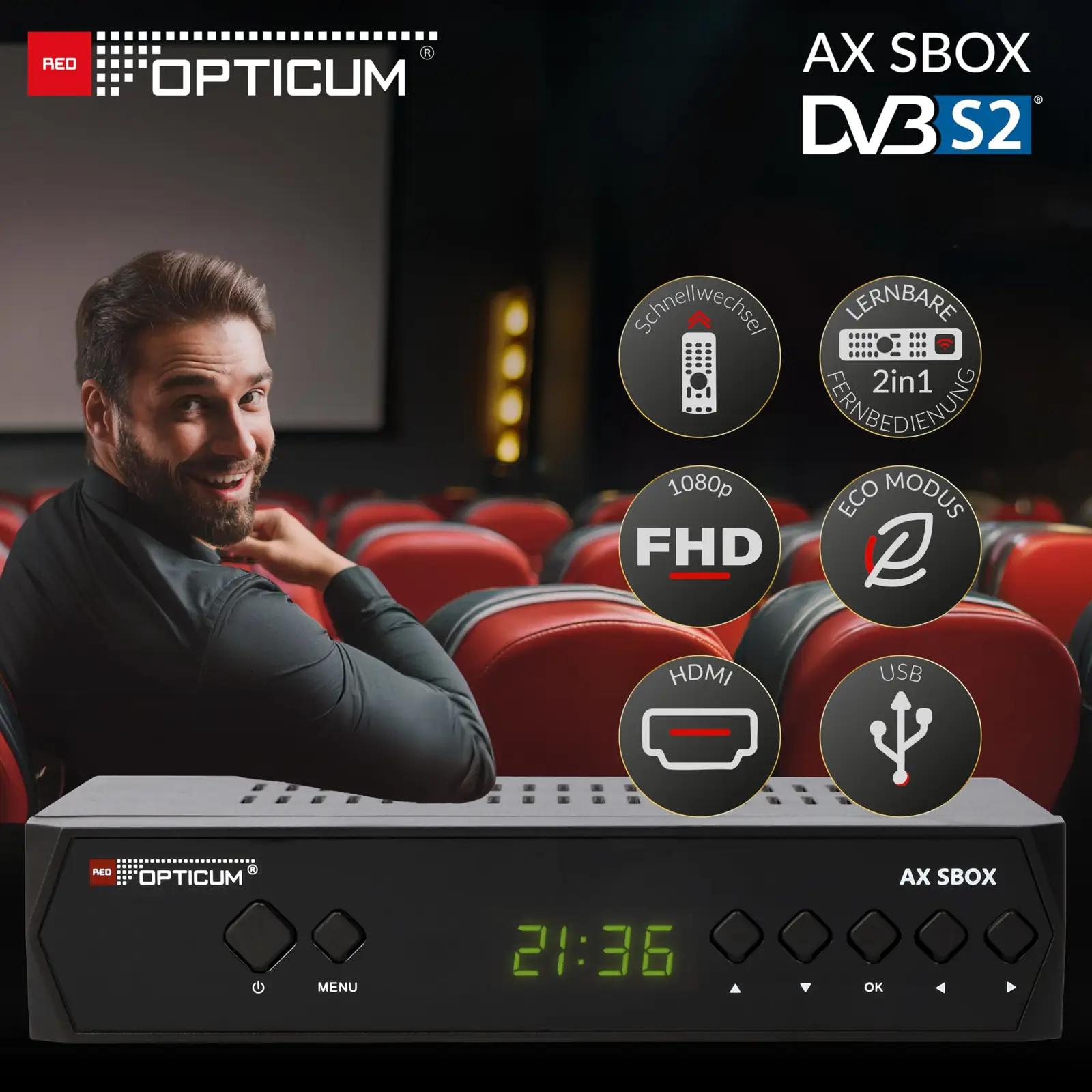 RED OPTICUM HD vastuvõtja salvestusfunktsiooniga S-BOX PVR – pilt 6