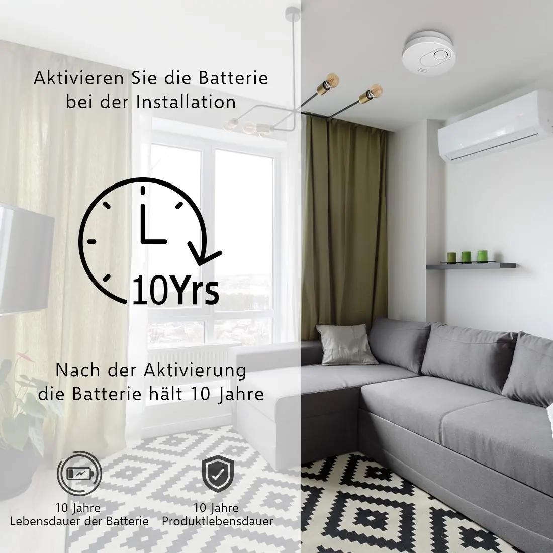 ELRO turvaline 6-osaline suitsuandurite komplekt – lisavaade