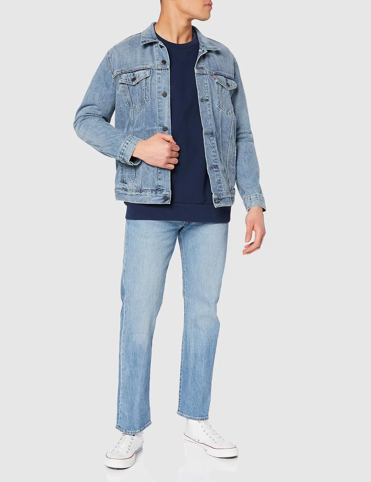 Levi’s mugav puuvillane dressipluus suuremale suurusele – detailne vaade