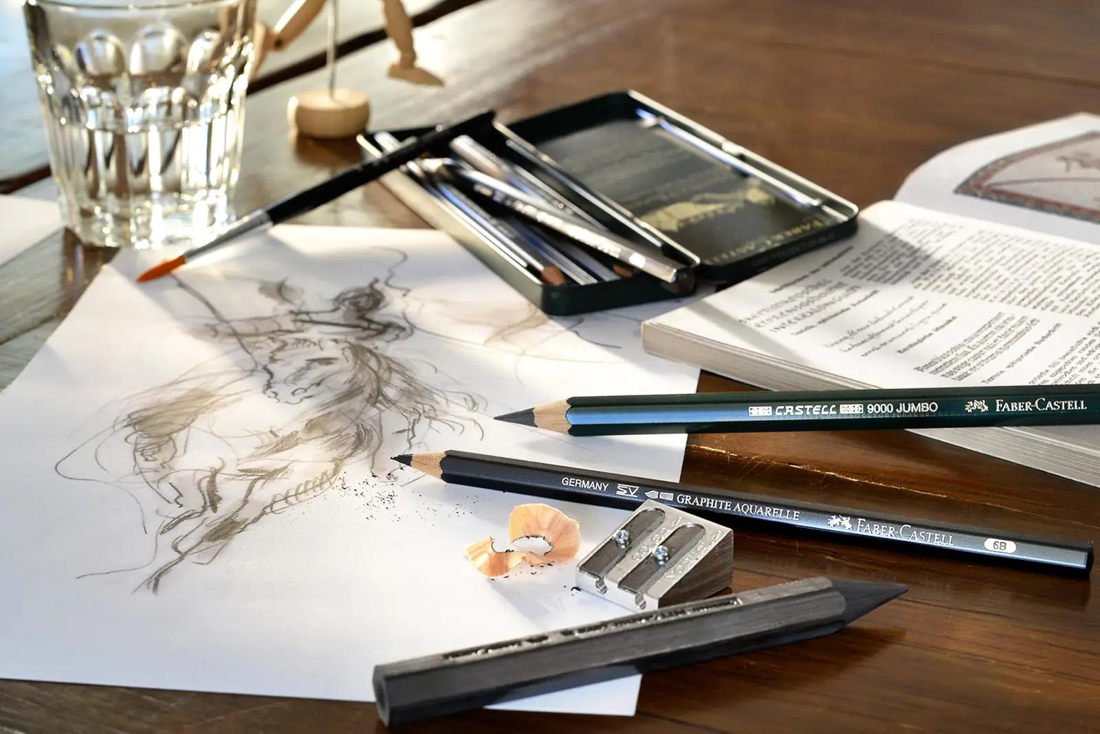 Faber-Castell Faber‑Castell grafiitpliiatsete komplekt – kasutusnäide