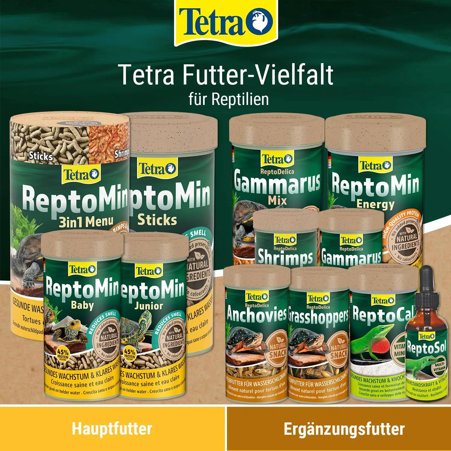 Tetra tasakaalustatud ReptoMin kepikesed — 10 L kilpkonnatoit – pilt 6