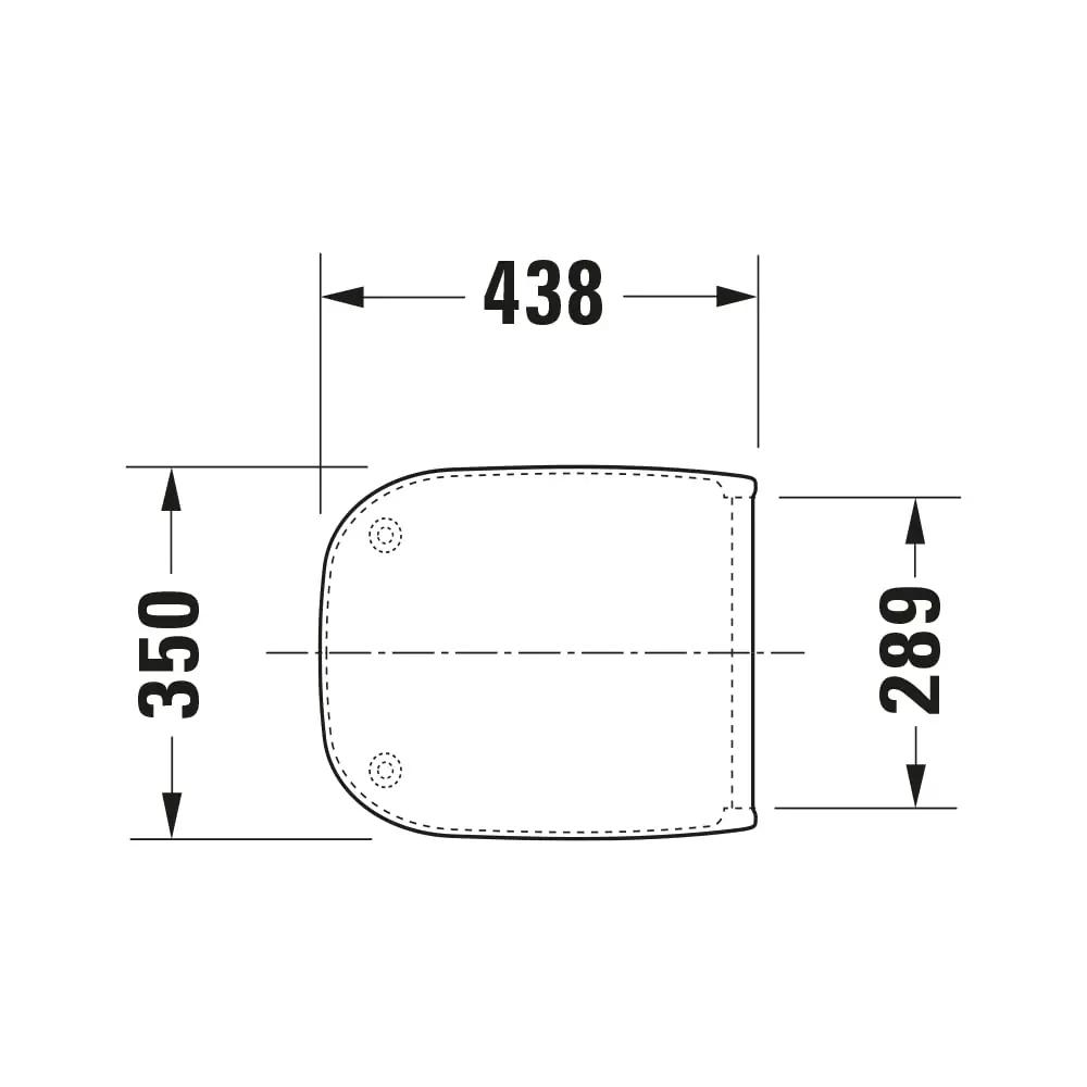 Duravit Duroplast WC-patikas D-Code — vaikne sulgumine – pakend ja tarvikud