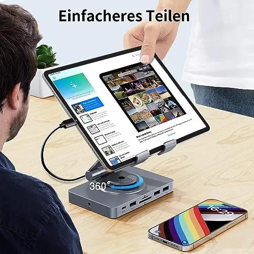 NEWQ alumiiniumist USB-C dokk iPad Pro jaoks — mitmeportne – pilt 10