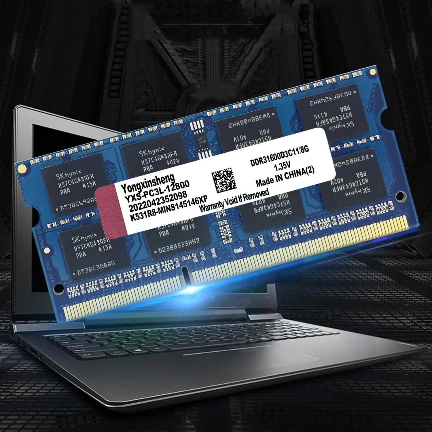 Yongxinsheng 16GB sülearvuti RAM kit — kiire 1600MHz mälulahendus – detailne vaade