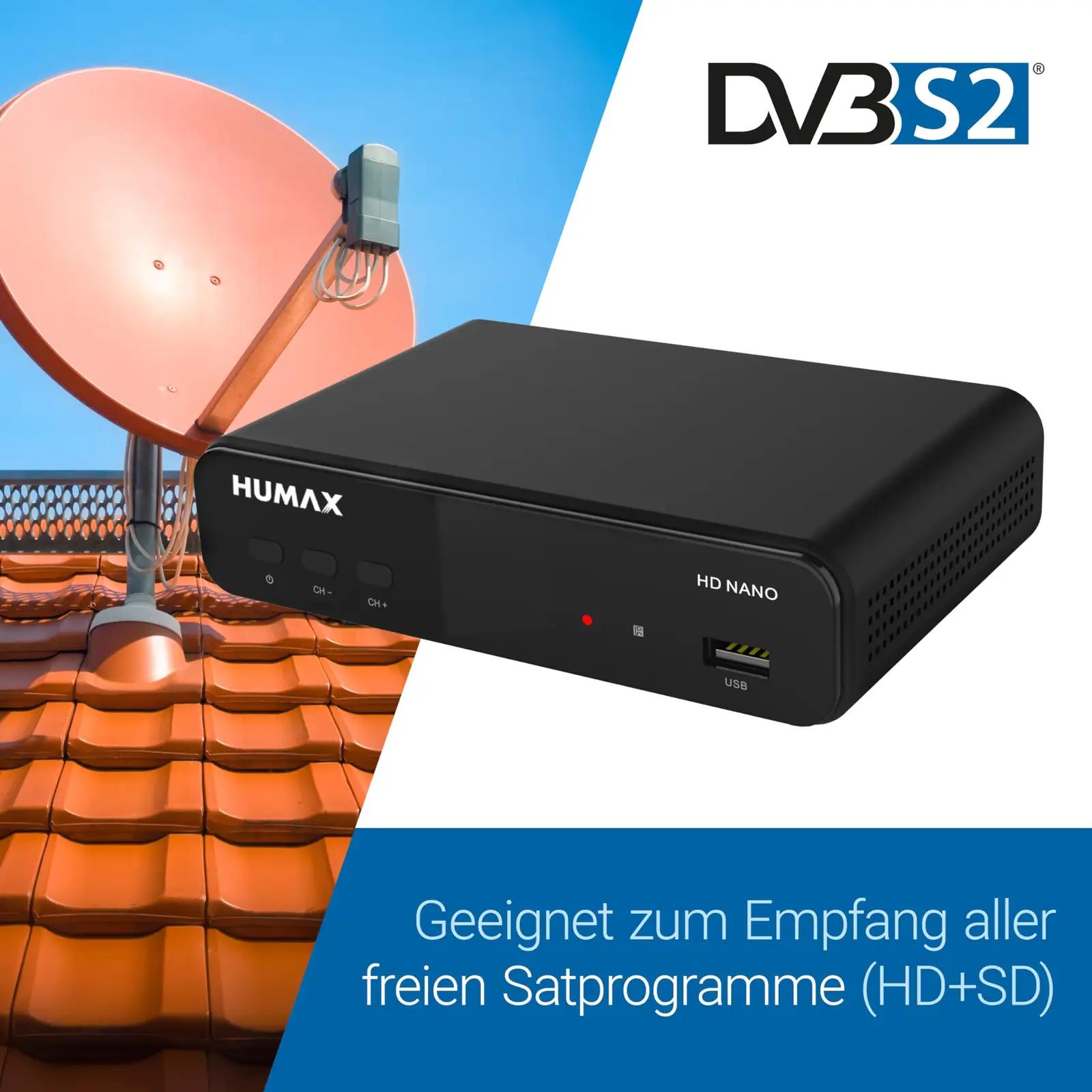HUMAX kompaktne HD-satelliitvastuvõtja R8705 – kasutusnäide