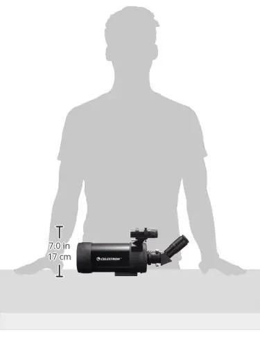 Celestron C90 Maksutov‑Cassegrain spotting‑kikare kvaliteet – pakend ja tarvikud