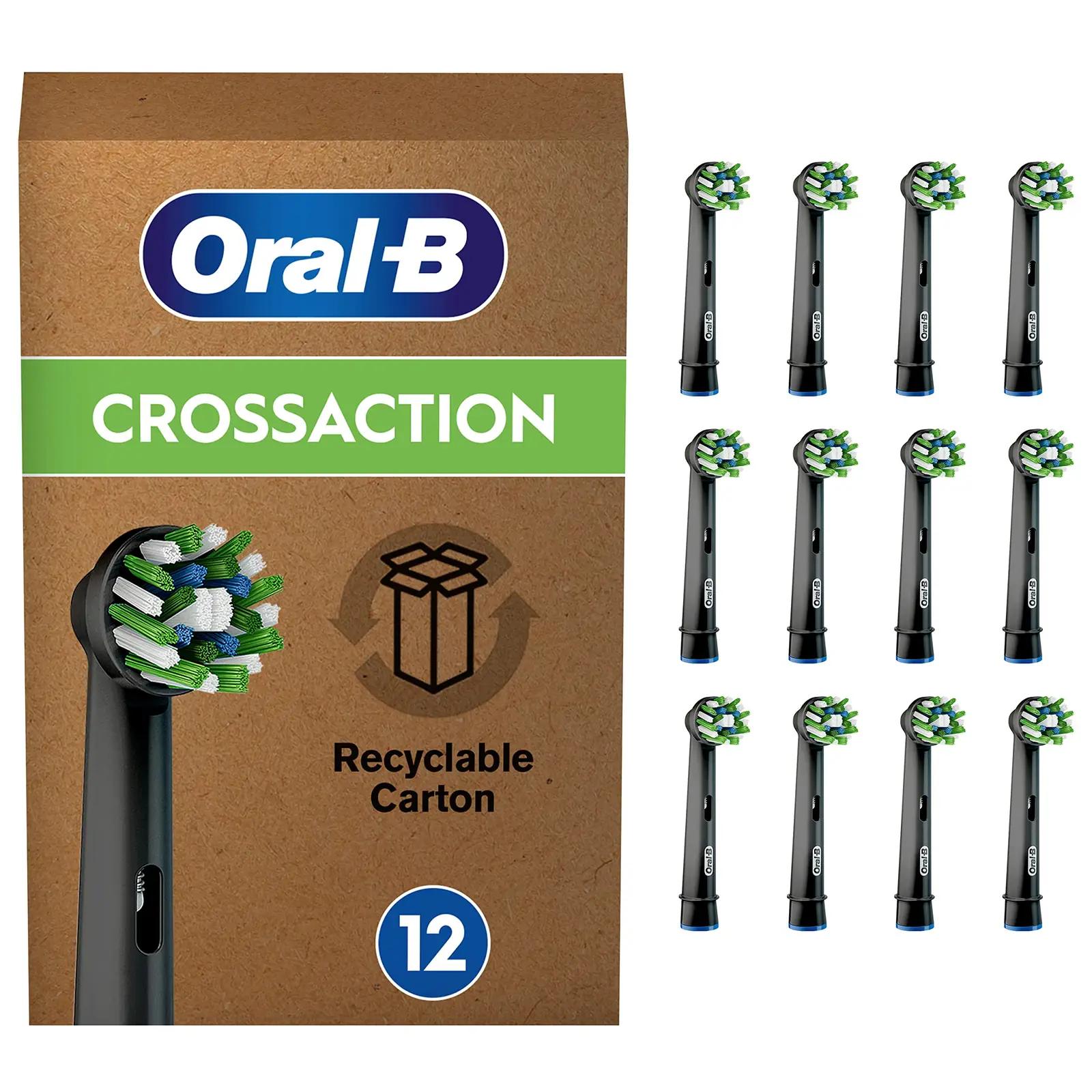 Oral-B vastupidavad CrossAction peahambaharjased 12 tk — tõhus