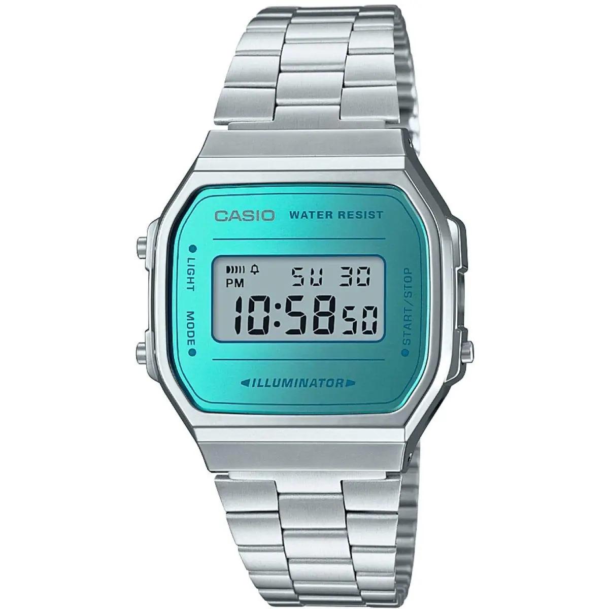 Casio roostevabast terasest digitaalne käekell