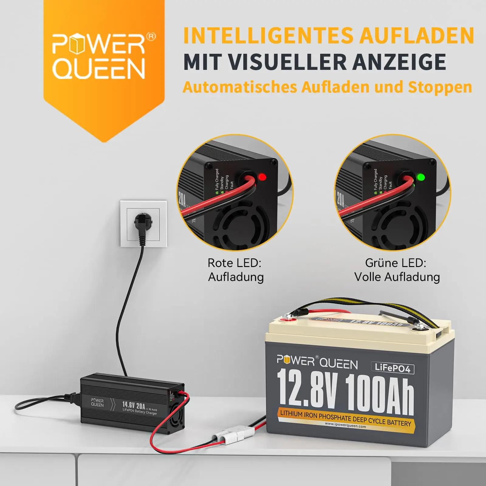 power queen LiFePO4 14,6V/20A laadija – usalduslik ja vastupidav – lisavaade