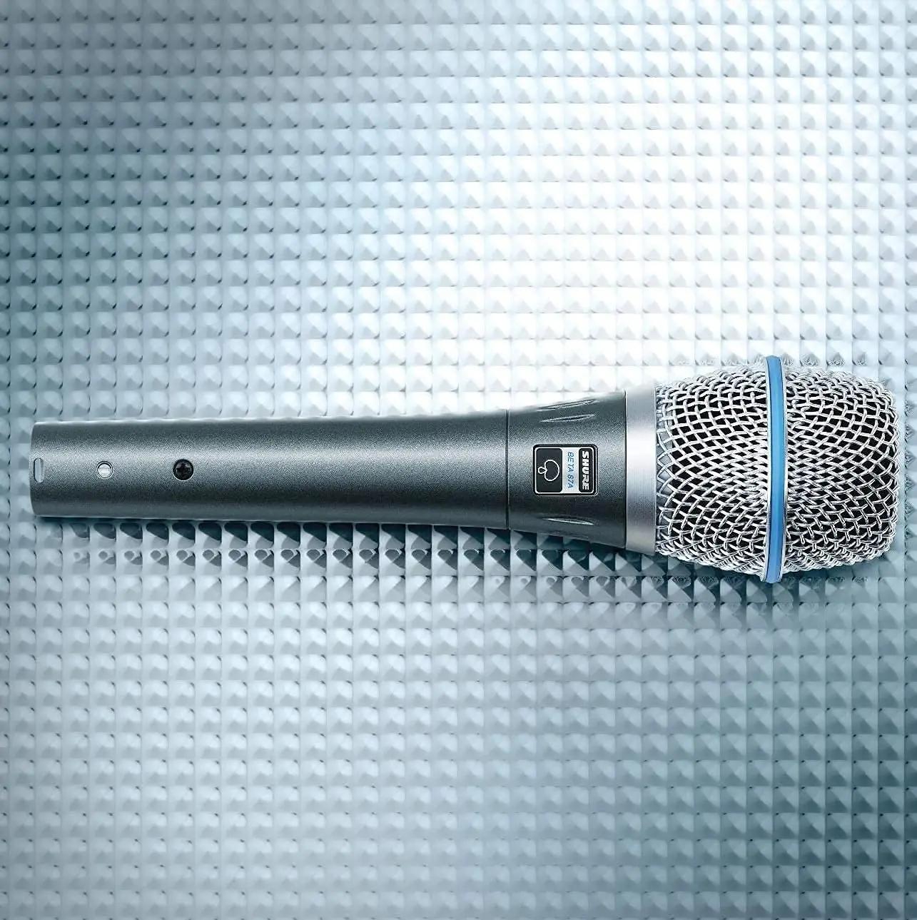 Shure mikrofon Beta87A – professionaalne metallist vokaalmikrofon – lisavaade