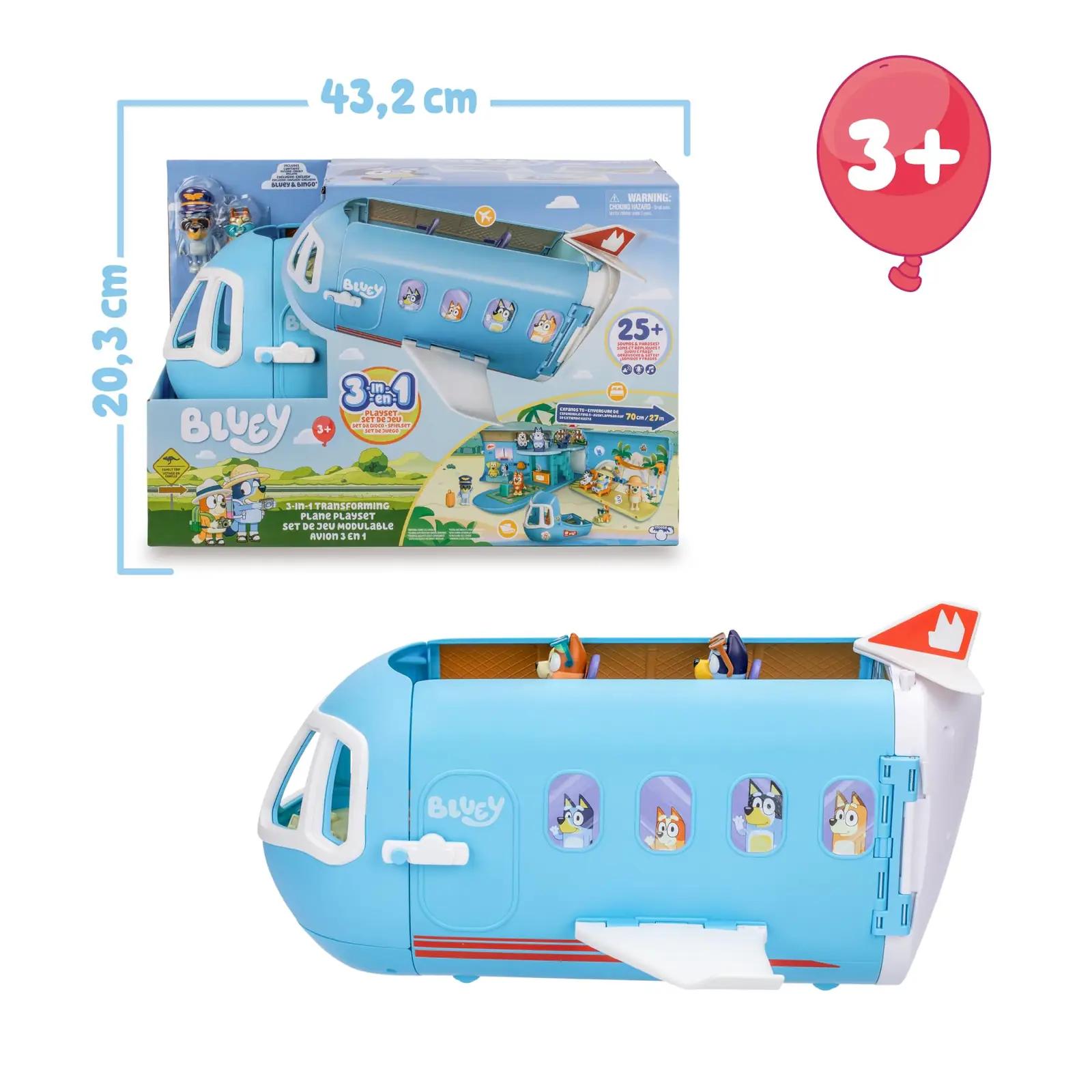 BlueY mitmefunktsionaalne mänguauto – lennukid – detailne vaade