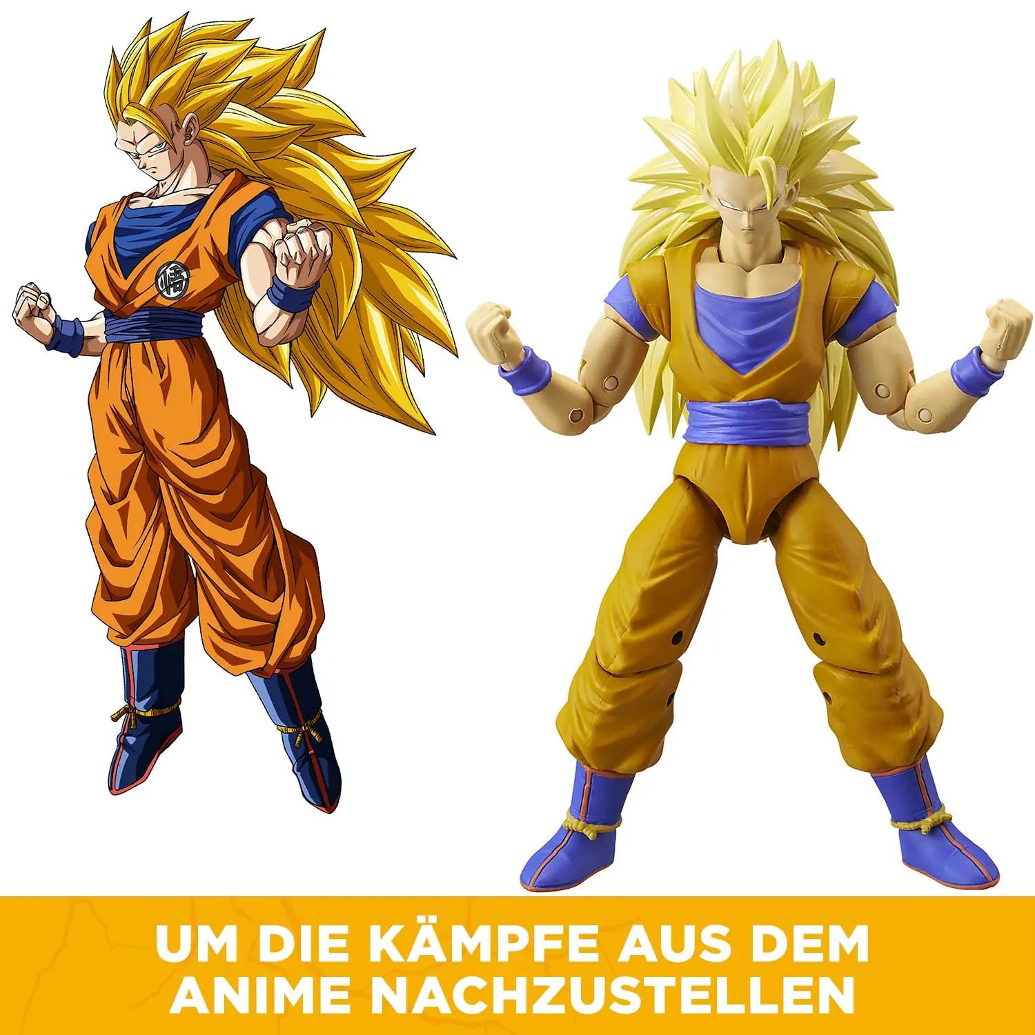BANDAI detaljne plastikfiguur — Super Saiyan 3 Goku 17 cm – pilt 6