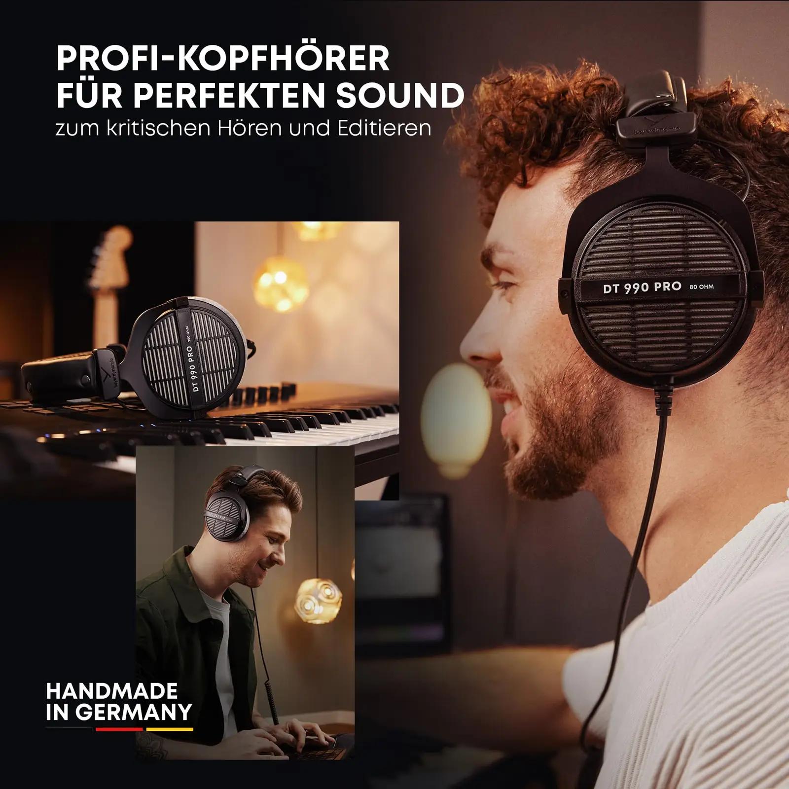 beyerdynamic must veluurist stuudiopeakomplekt – DT 990 PRO – lisavaade
