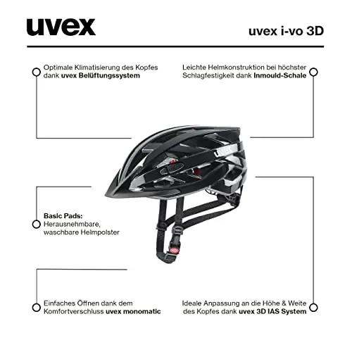 Uvex kerge jalgrattakiiver — reguleeritav sobivus 52–57 cm – pilt 6