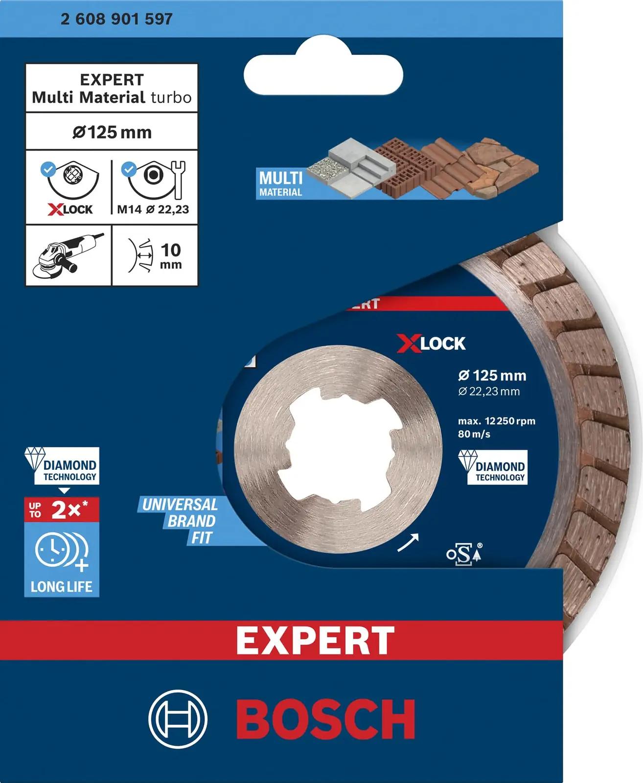 Bosch professionaalne lõikeketas Ø125 mm – tugev ja täpne – detailne vaade