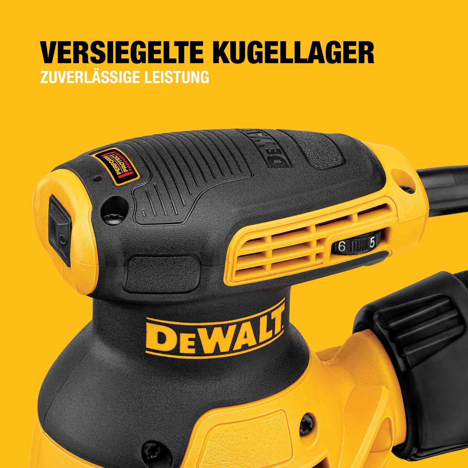 DEWALT vastupidav 125 mm eksentrik-lihvija — madal vibratsioon – pilt 8