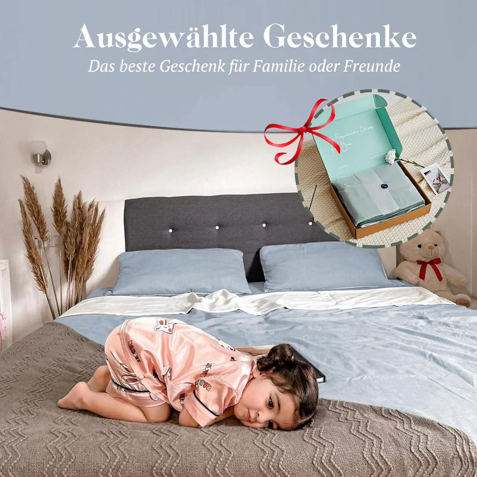 SOULFUL puuvillane voodipesu 240×260 — pehme sinine komplekt – pilt 8