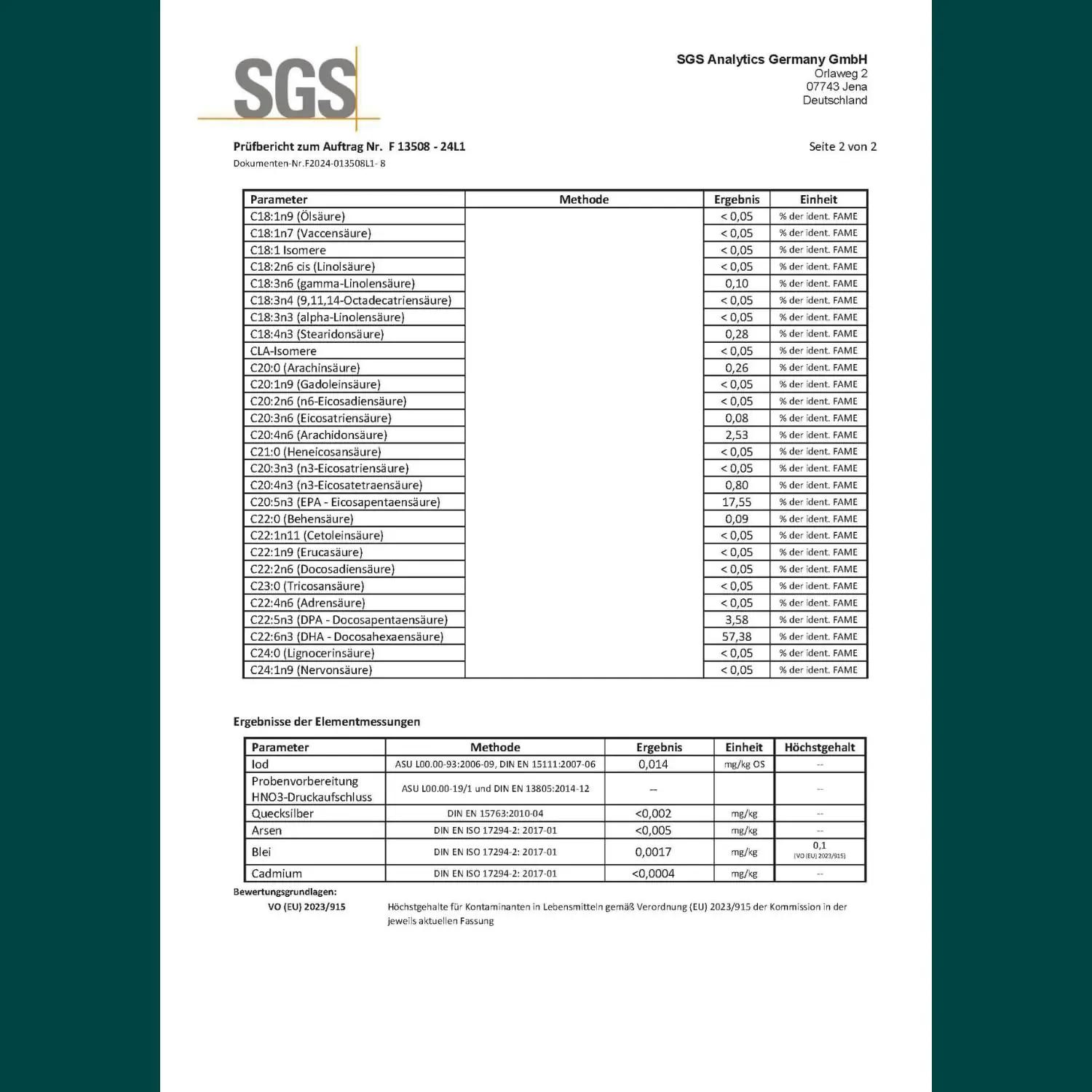 SinoPlaSan GmbH SinoPlaSan vegan Omega-3 algõli — kõrge DHA ja – pilt 9