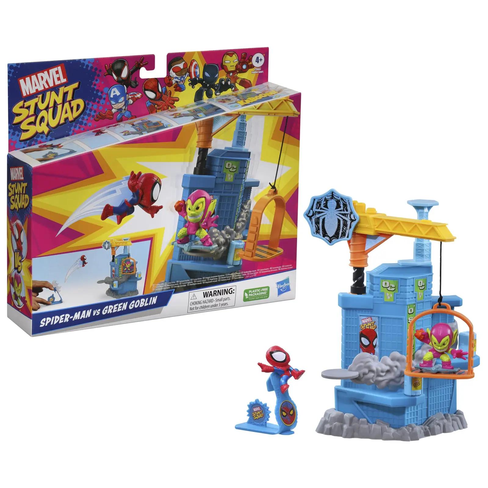 Marvel Press plastikmänguasi – Spiderman stunt komplekt F7062 – pilt 7