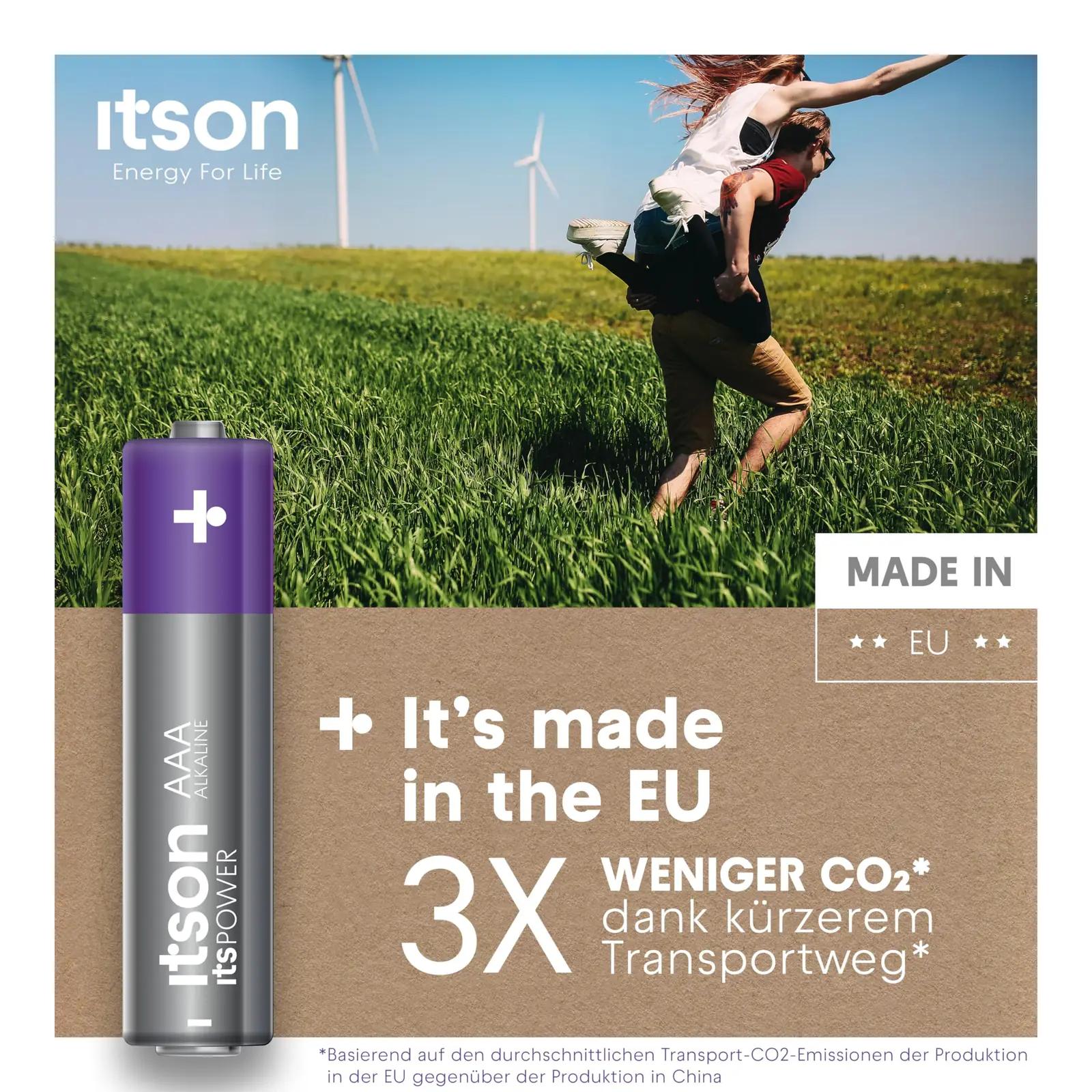 ITSON AAA alkalipatareid — vastupidav kodune energia 8 tk – pilt 6