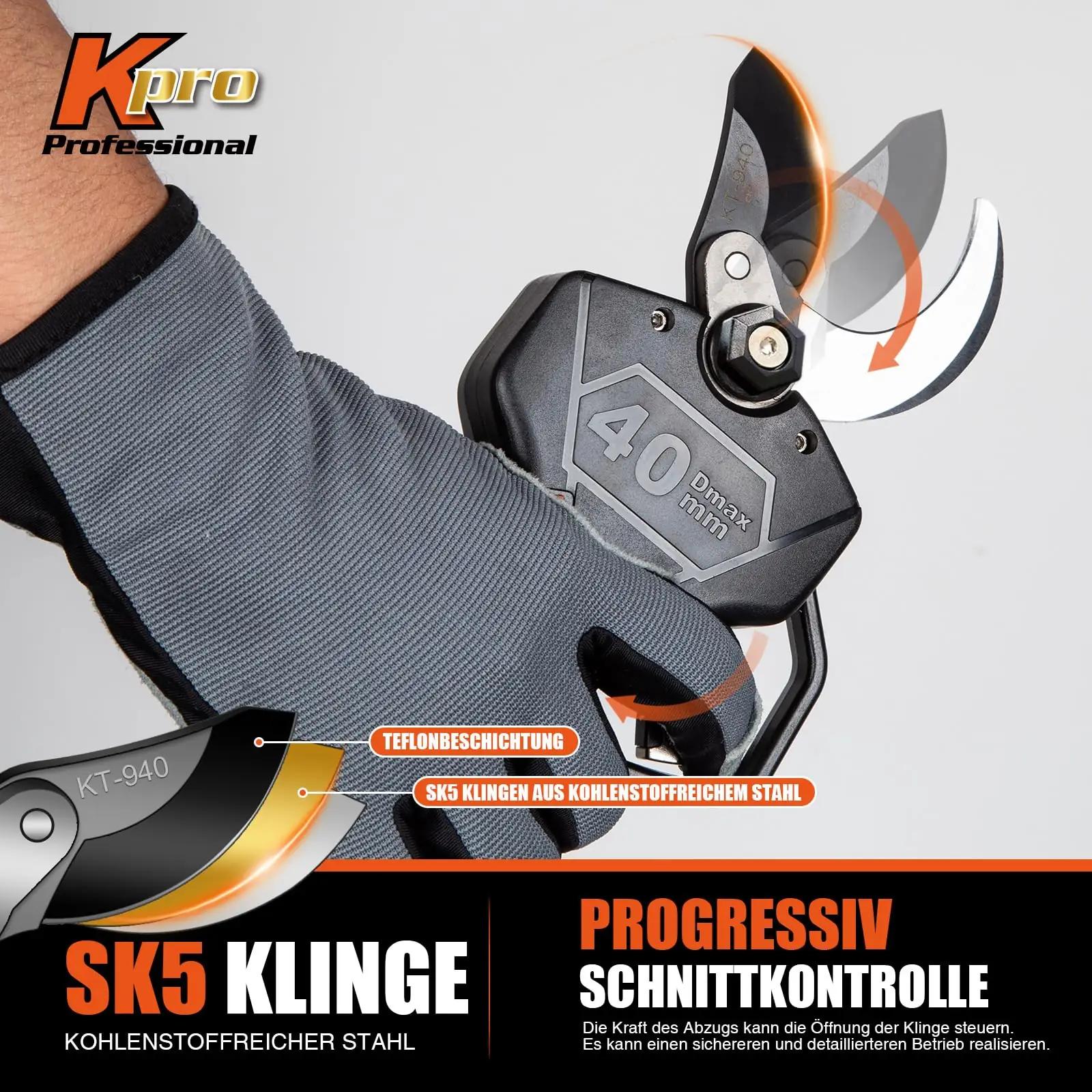 Kebtek tugev ABS aiakäärid 40mm — aku ja kotiga – kasutusnäide
