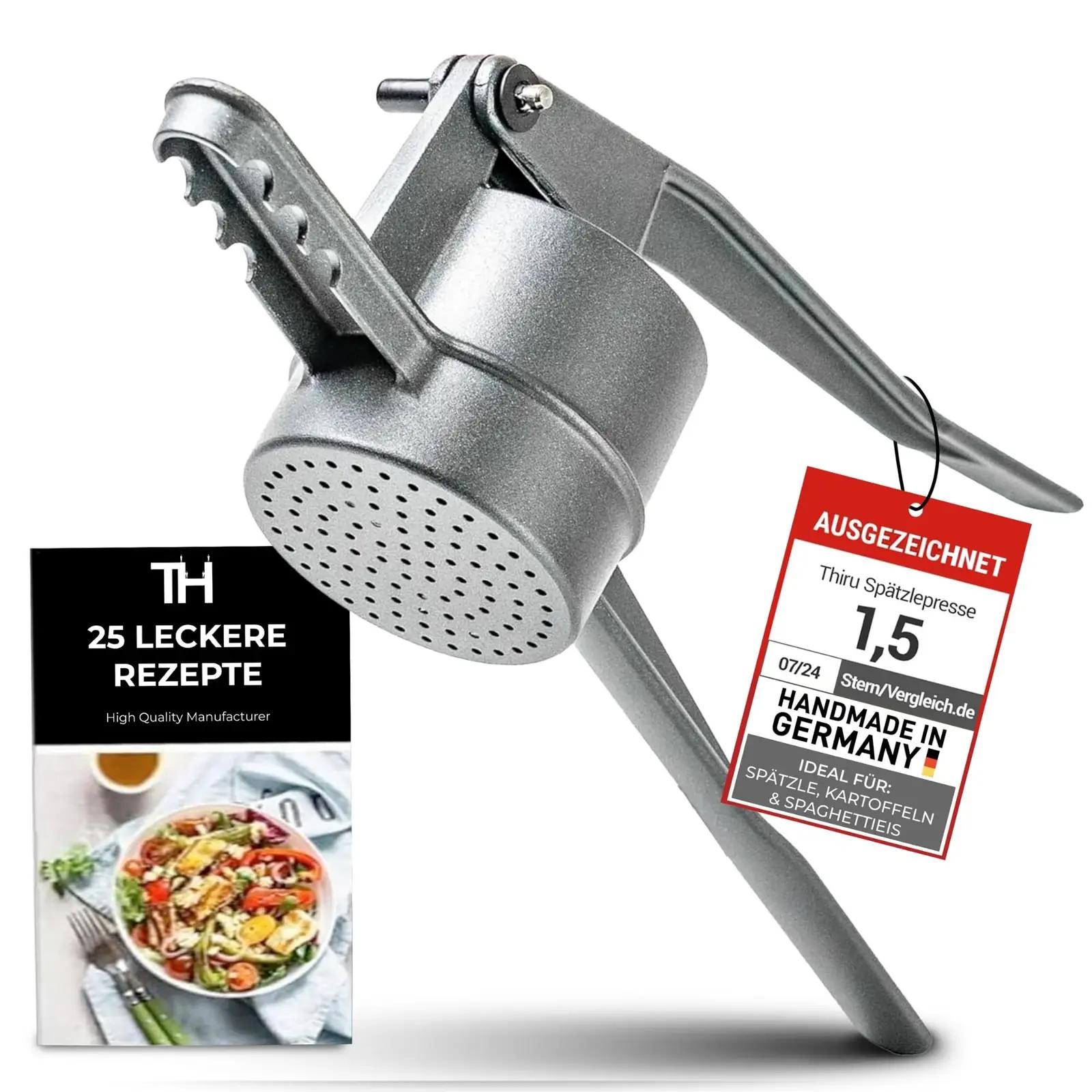 Thiru alumiiniumist spätzle- ja kartulipress — vastupidav