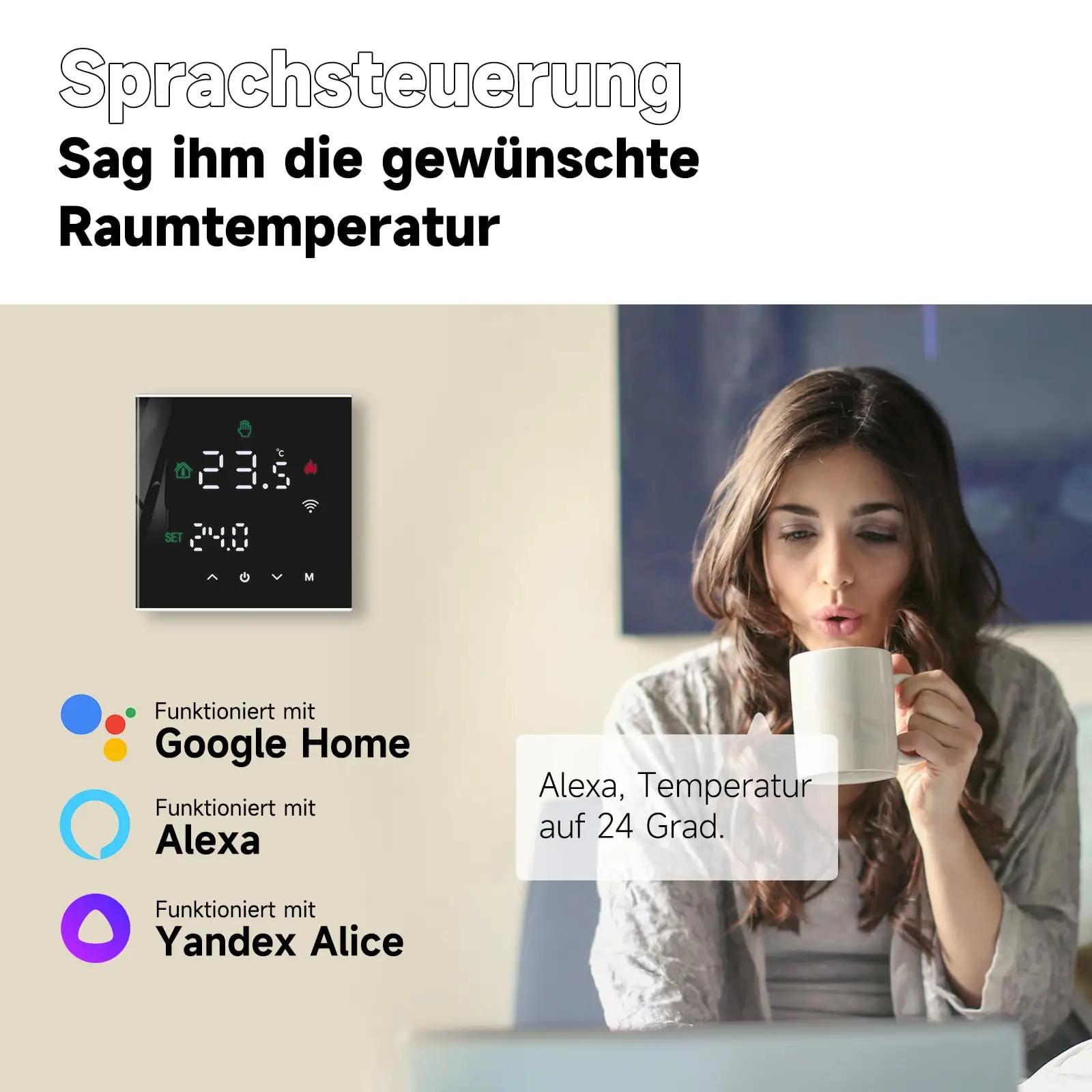 BEOK CONTROLS nutikas WiFi-termoteraator — täpne koduküte – kasutusnäide
