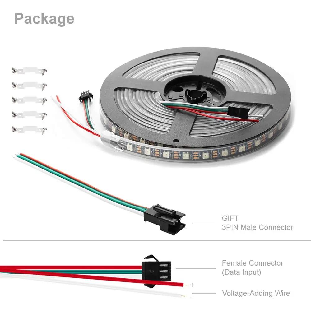 BTF-LIGHTING veekindel RGB LED-riba — paindlik dekor – pilt 9