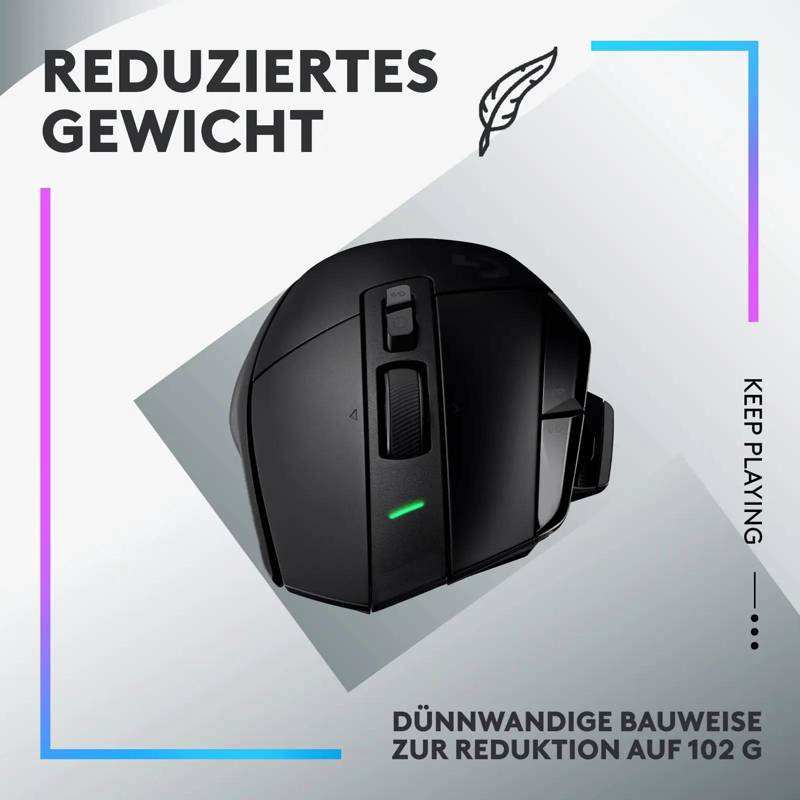 Logitech G kerge mänguhiir G502 X LIGHTSPEED – pilt 6