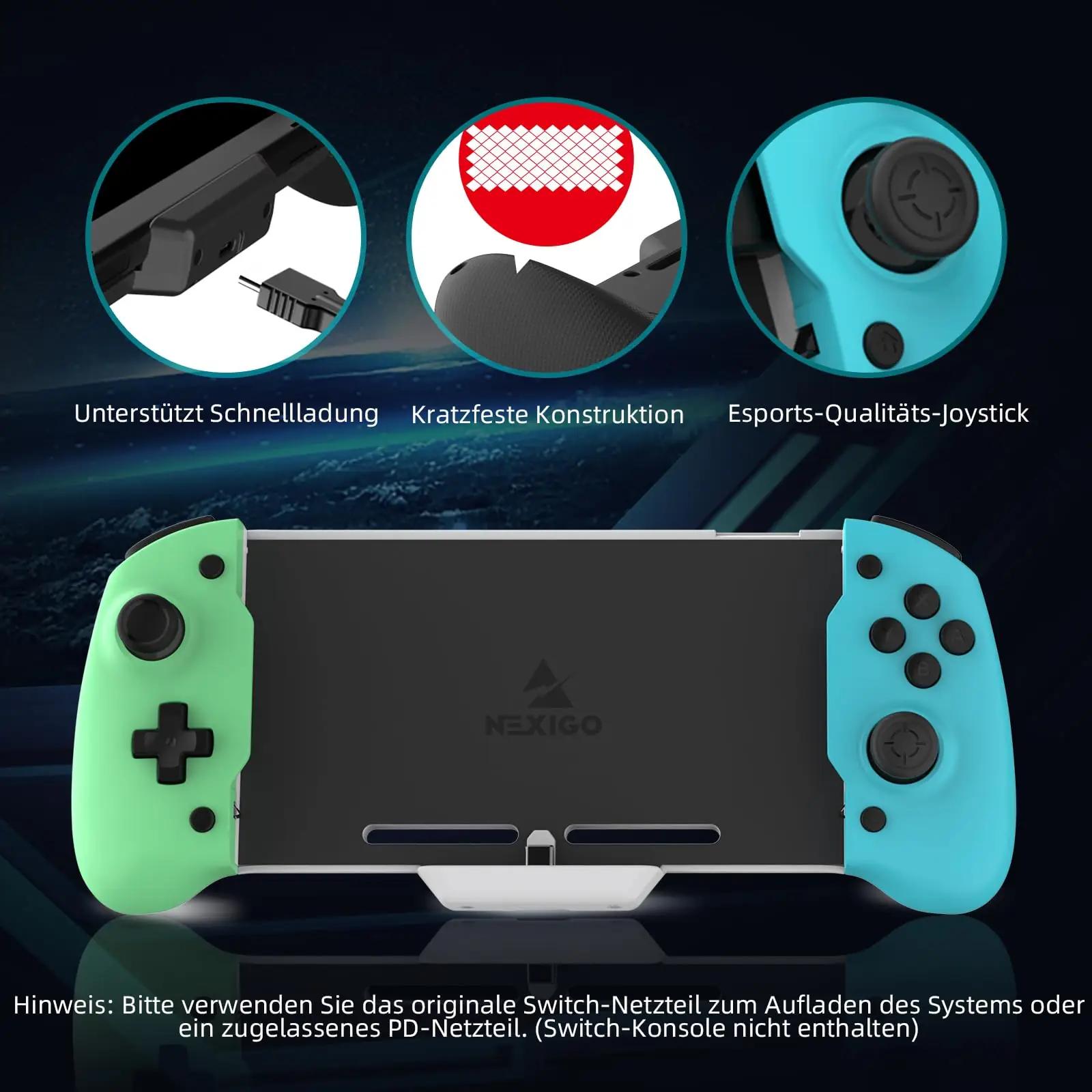 NexiGo ergonoomiline Switch-kontroller – käepärane mängukäepide – pilt 7