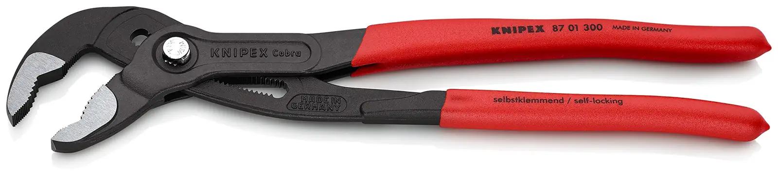 KNIPEX vastupidav torutangide komplekt – 3 osa tööriist – kasutusnäide